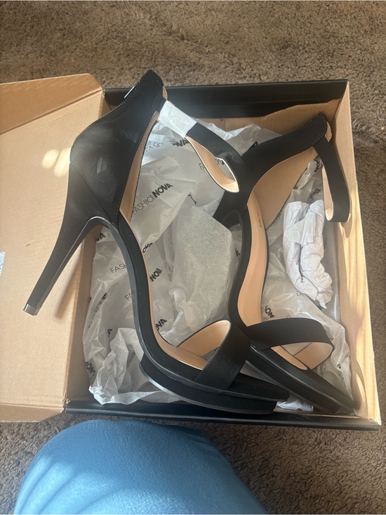 Fashion Nova Shoes - Fashion Nova Black High Heel Open-Toe